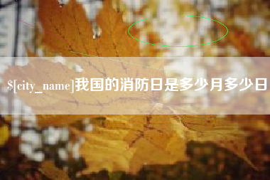天津我国的消防日是多少月多少日