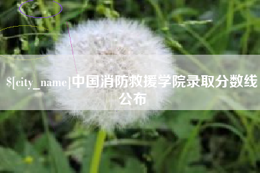 天津中国消防救援学院录取分数线公布