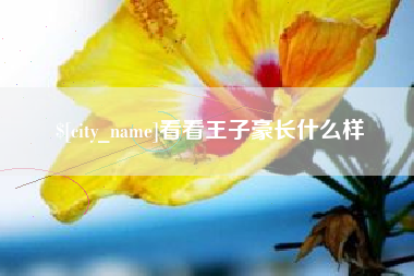 天津看看王子豪长什么样