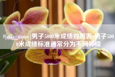 天津男子5000米成绩对照表-男子5000米成绩标准通常分为不同等级