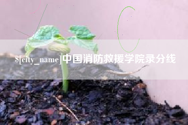 天津中国消防救援学院录分线