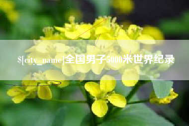 天津全国男子5000米世界纪录