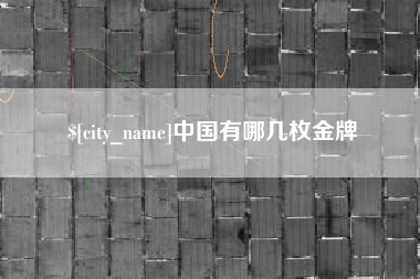天津中国有哪几枚金牌