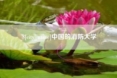 天津中国的消防大学