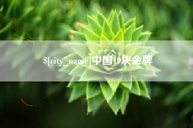 天津中国19块金牌