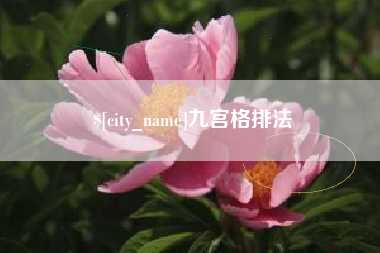 天津九宫格排法