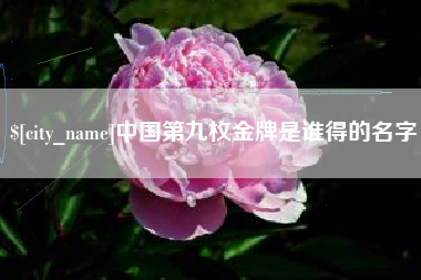天津中国第九枚金牌是谁得的名字