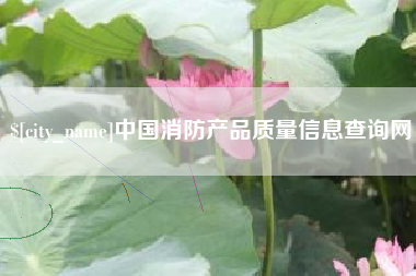 天津中国消防产品质量信息查询网