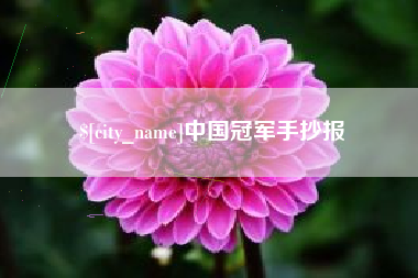 天津中国冠军手抄报