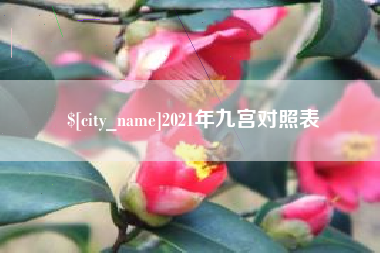 天津2021年九宫对照表