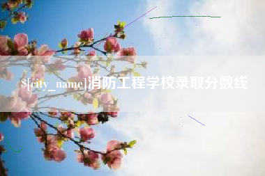 天津消防工程学校录取分数线