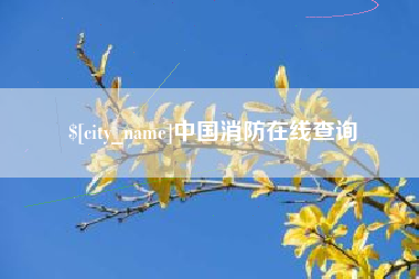 天津中国消防在线查询