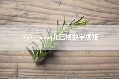 天津九宫格数字规矩