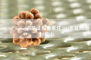 天津消防证报考条件2024年官网烟台福山