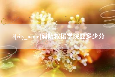 天津消防救援学院要多少分